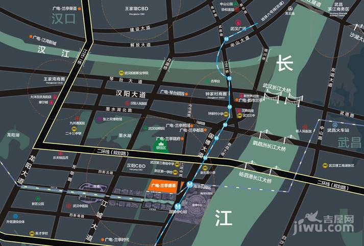 广电兰亭盛荟位置交通图