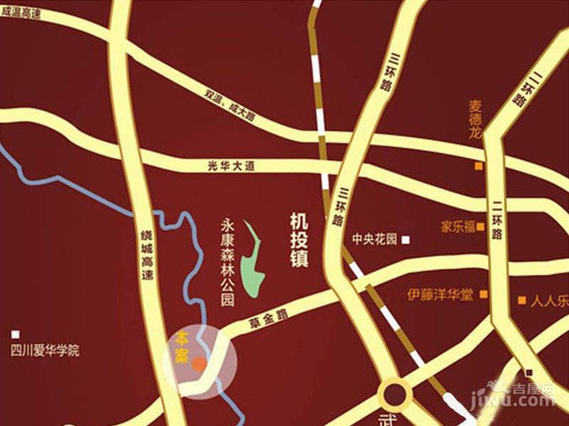 成都双流区双流蜀镇外景图/效果图138- 吉屋网