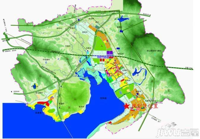 惠州富力湾位置交通图