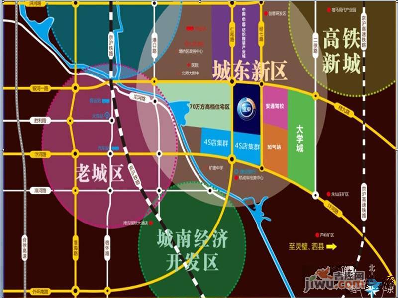 宿州遠東國際汽配城位置交通圖