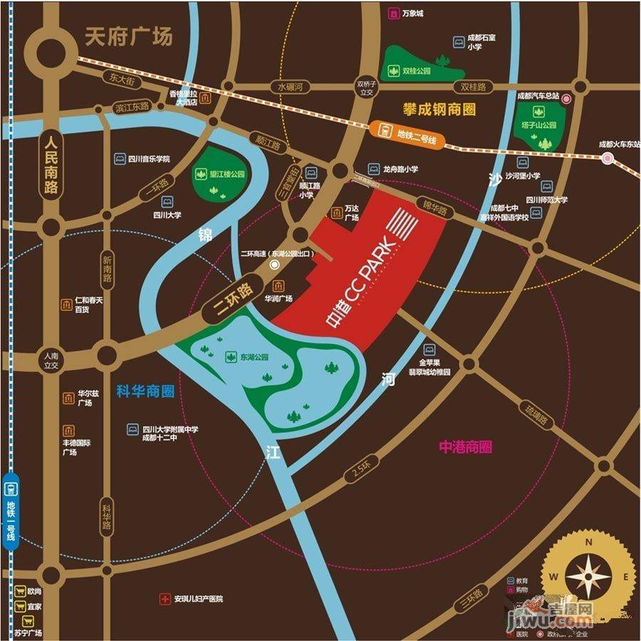 中港CCPARK位置交通圖