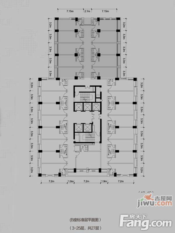 西正街重庆智谷国际中心户型图