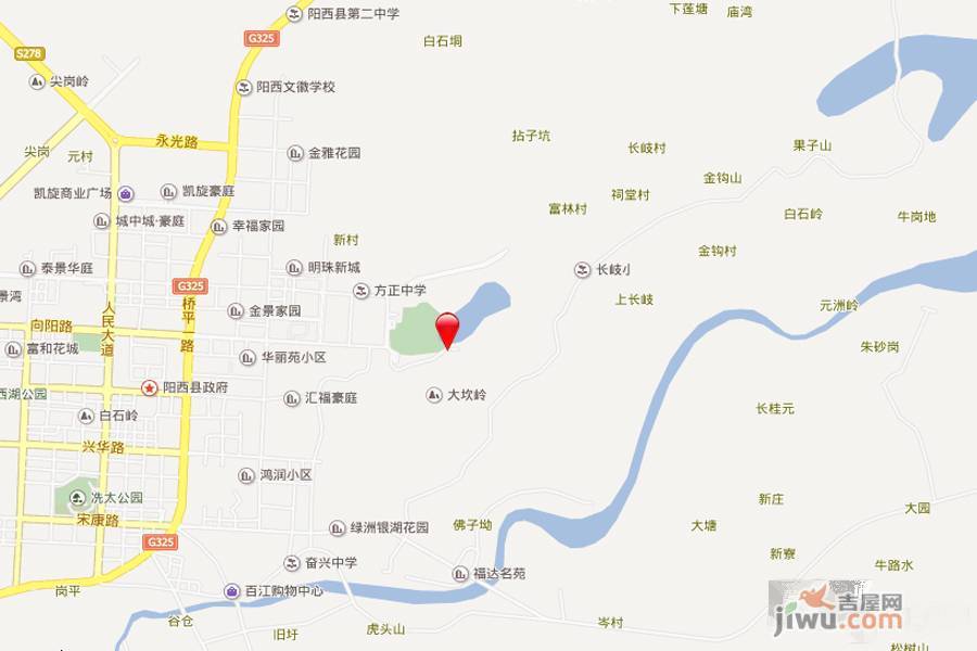 阳西温泉城位置交通图