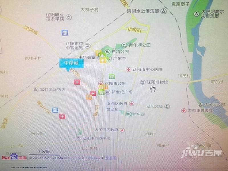 中澤城位置交通圖