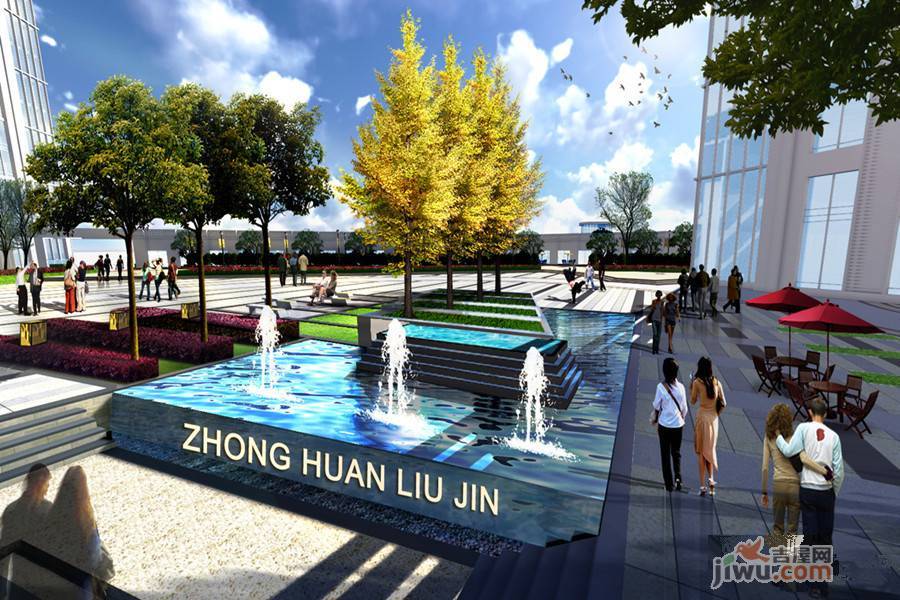 麒龙商务港办公景观效果图