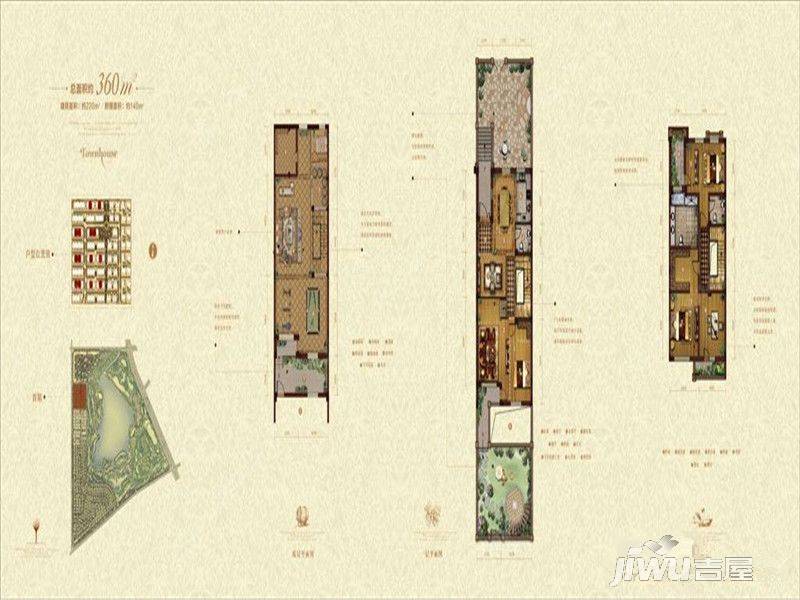 天茂庄园b户型图|天茂庄园5房3厅3卫户型图_高新天茂庄园