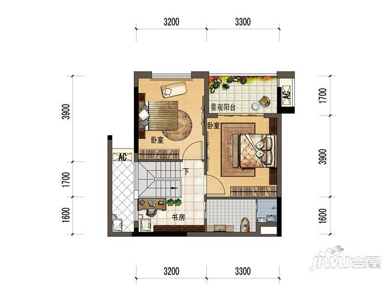 福州冠景天地户型图_首付金额__0.0平米 - 吉屋网