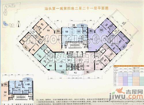 汕头汕头第一城户型图_首付金额__0.0平米 吉屋网