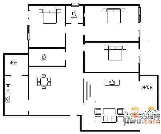 阳光花园户型图