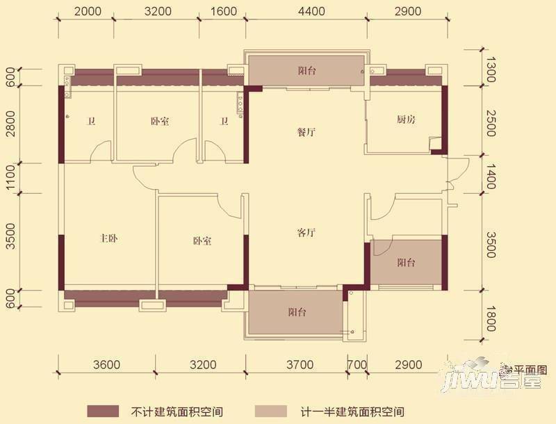 共6张怡翠晋盛花园户型图