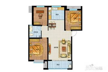 潍坊九州方圆国际户型图-房型图-平面图-吉屋网