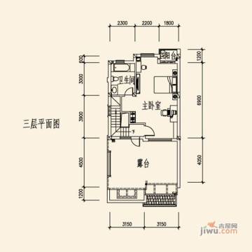 联排别墅a29户型(三层)