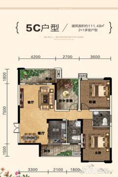 湘潭天元美居乐珑庭户型图-房型图-平面图-吉屋网