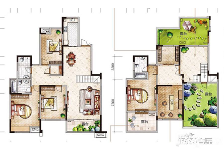 平顶山建业十八城7.8f-1户型图_首付金额__0.0平米 吉屋网