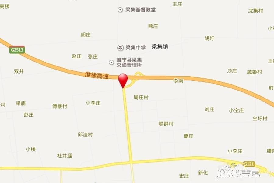 寧江新北城位置交通圖