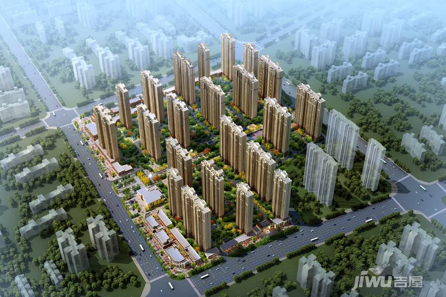 南德国际城外景图/效果图武汉东湖高新南德国际城