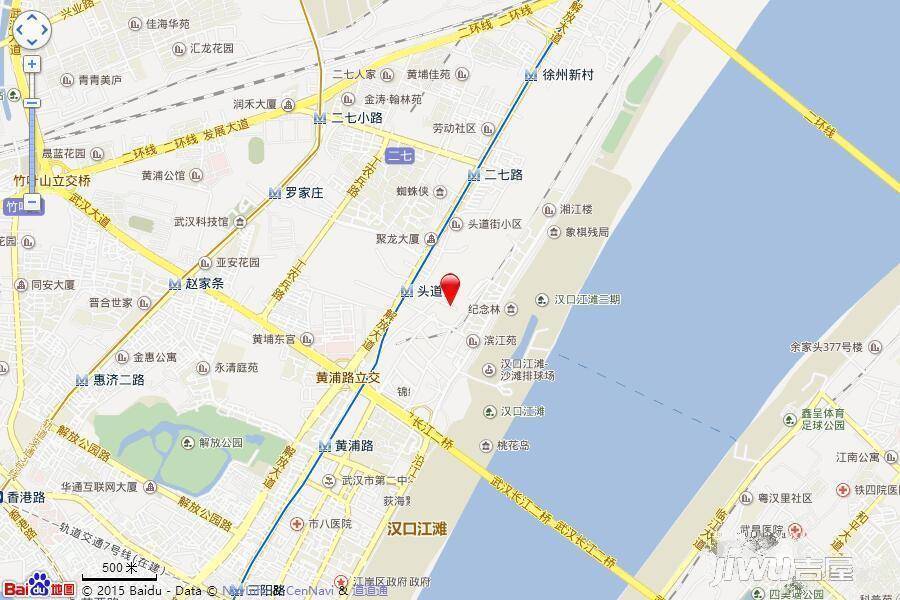 华发外滩首府位置交通图