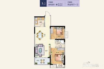 武汉紫菱开间房屋图,楼盘图,平面图,小区房型户东岸10米以内户型设计图图片