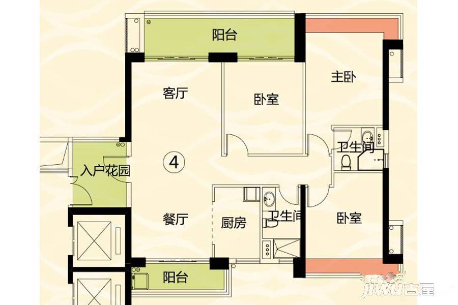 启达东海岸13栋04户型