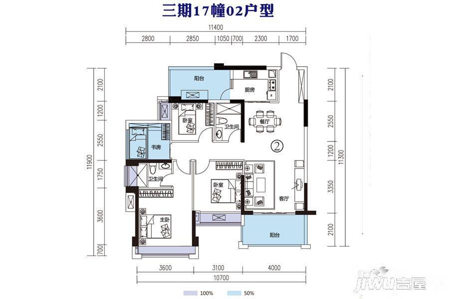 南国豪苑三期17幢02户型