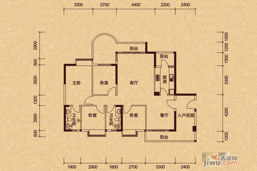 凯旋郡御景豪庭c2栋2单元2号02户型