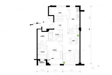 沈阳积水住宅裕沁听月轩户型图-房型图-平面图-吉屋网