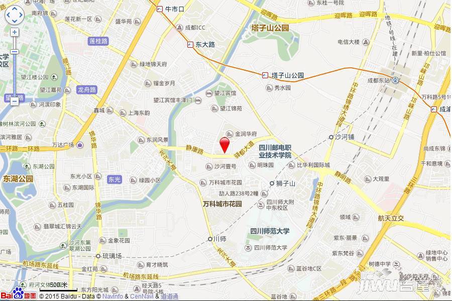成都位置交通图