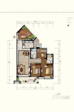 成都麓府麓云户型图-房型图-平面图-吉屋网