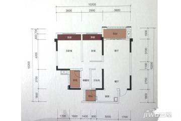 重庆大足金科中央公园城户型图-房型图-平面图-吉屋网