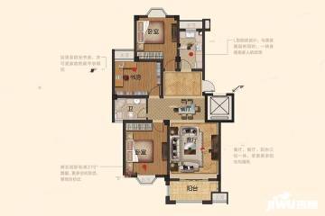 镇江中房怡景苑户型图-房型图-平面图-吉屋网