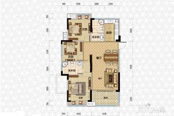 孝感东城经典户型图-房型图-平面图-吉屋网