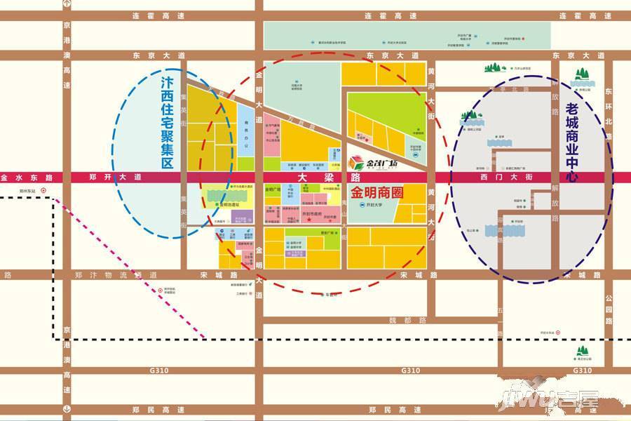 金茂广场外景图/效果图开封金明金茂广场