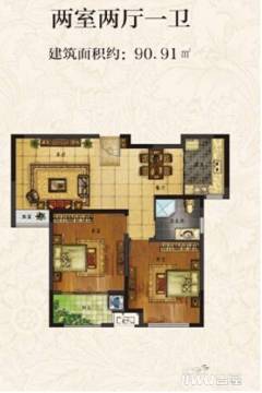 盐城丰盛西城逸景户型图-房型图-平面图-吉屋网