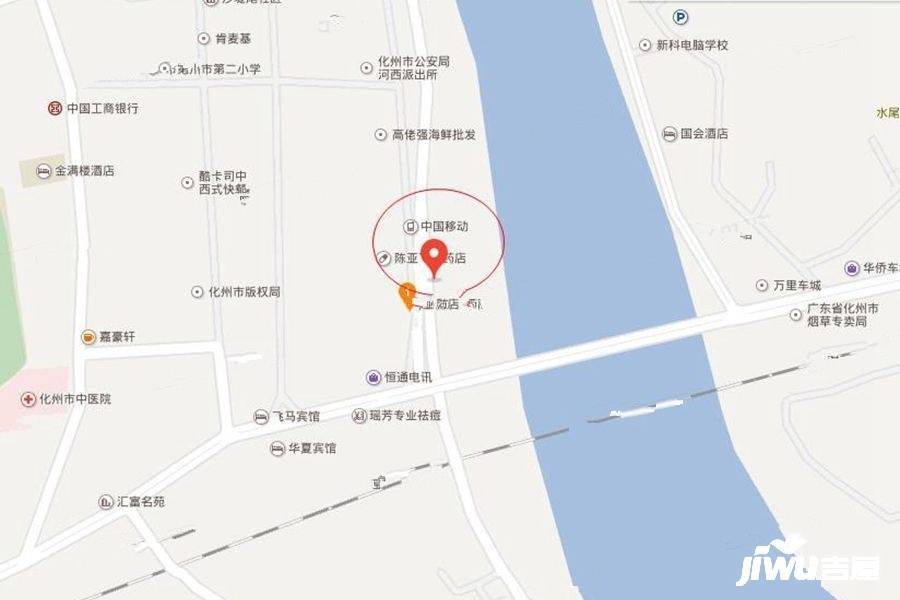 濠江花园位置交通图