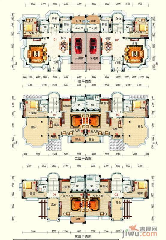 随州碧桂园a3-a户型户型图_首付金额_5室2厅2卫_353.