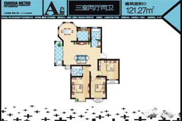 周口泛华新城户型图-房型图-平面图-吉屋网