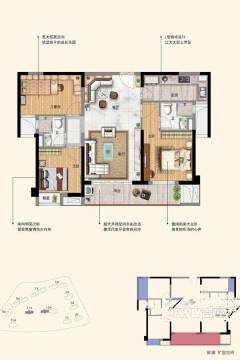 泉州碧桂园天玺湾户型图-房型图-平面图-吉屋网