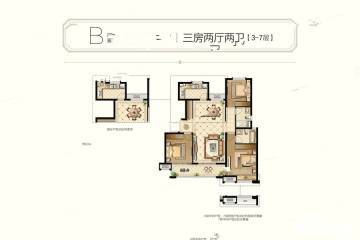 徐州中海熙岸华府户型图-房型图-平面图-吉屋网