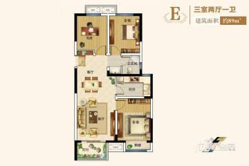 郑州和昌水岸花城户型图-房型图-平面图-吉屋网