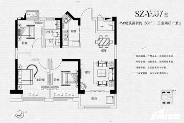 郑州碧桂园西湖户型图,房型图,平面图,小区楼盘户型 吉屋网