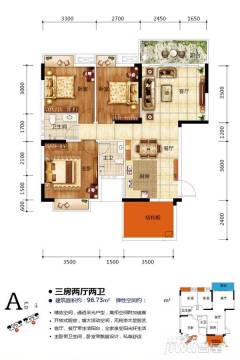 柳州联发君悦兰亭户型图,房型图,平面图,小区楼盘户型