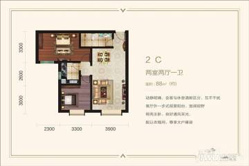 乌鲁木齐佳雨悦城二期户型图-房型图-平面图-吉屋网