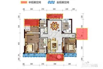 惠州碧桂园湖光山色户型图-房型图-平面图-吉屋网