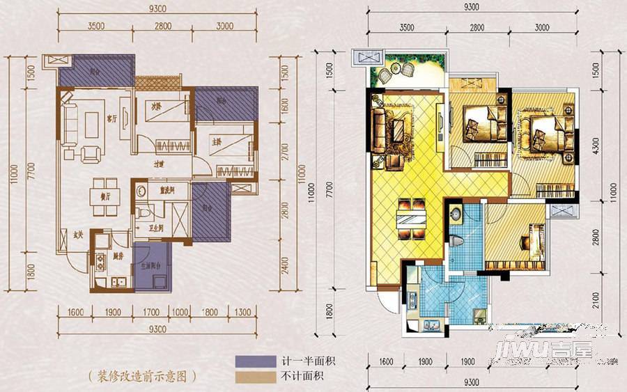 蓝光·香江国际二期b-1"户型