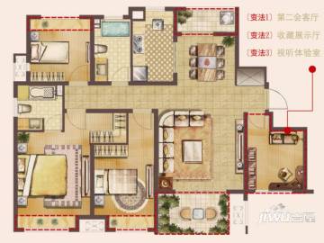 昆山国基城邦·逸墅户型图-房型图-平面图-吉屋网