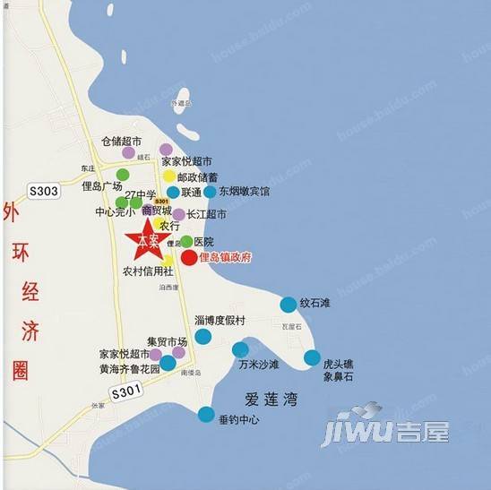 俚岛避风港交通图