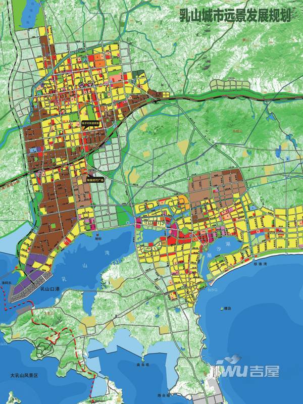 智盈时代广场乳山市城市发展远景规划图