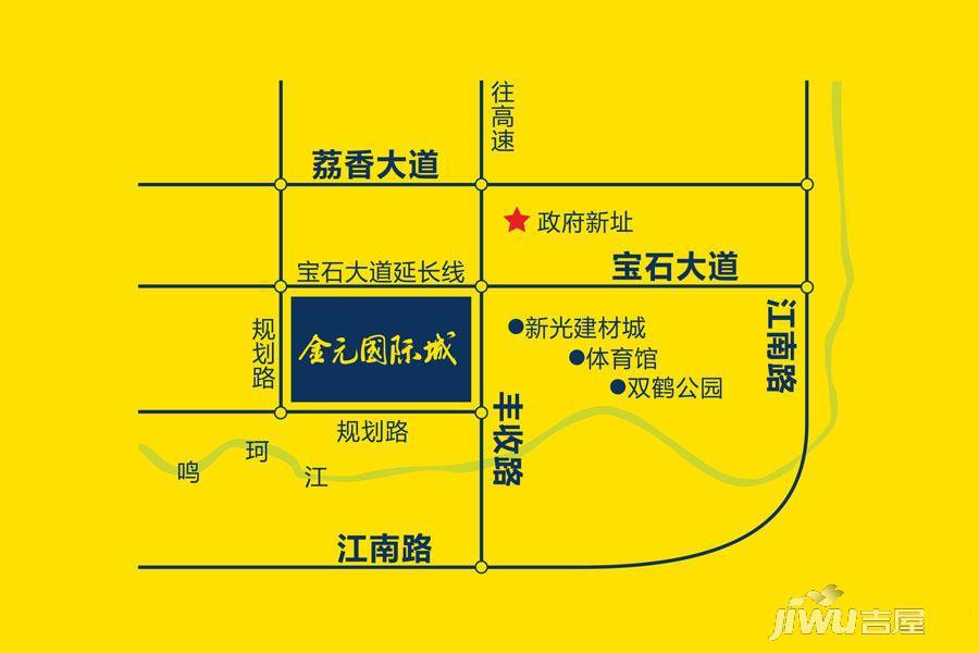金元国际城位置交通图图片15151243