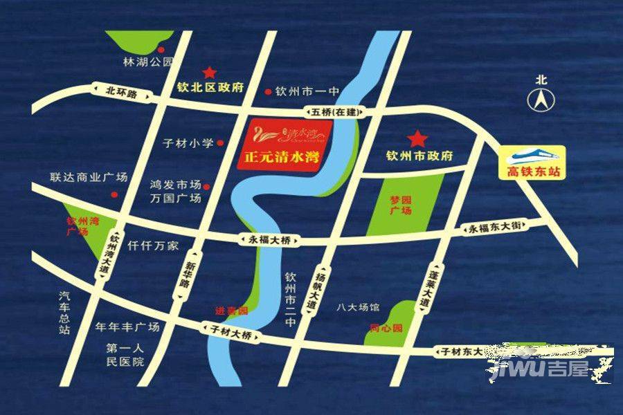 正元清水湾位置交通图
