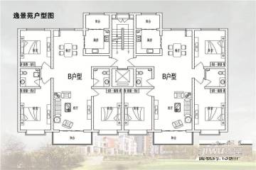 张家口逸景苑户型图-房型图-平面图-吉屋网